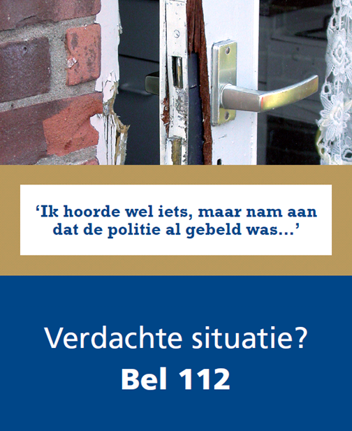 Verdachte situatie? Bel 112