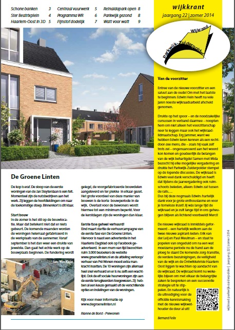 Wijkkrant zomer 2014
