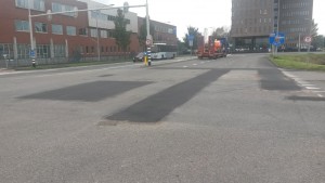 Start werkzaamheden onderhoud asfalt en herstel markeringen.