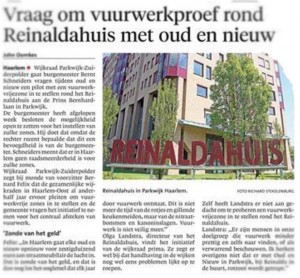 Vraag om vuurwerkproef.