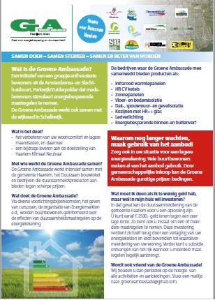 Energiemarkt op 17 februari in Haarlem-Oost