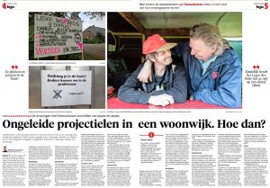 ’Ongeleide projectielen’ opvangen vlakbij een woonwijk.