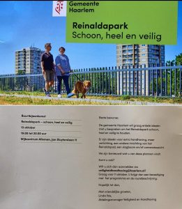 Reinaldapark, schoon, heel en veilig