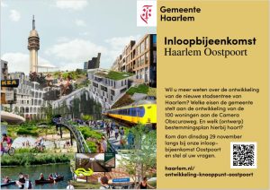 Inloopbijeenkomst Oostpoort 29 november tussen 17.30 en 20.30 uur