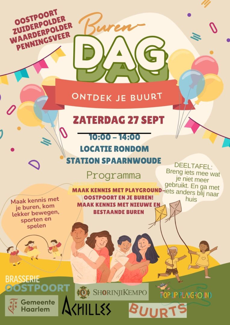 BURENDAG, zaterdag 27 september