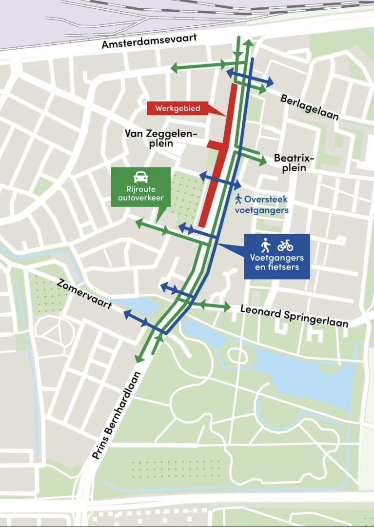 Prins Bernhardlaan, updates