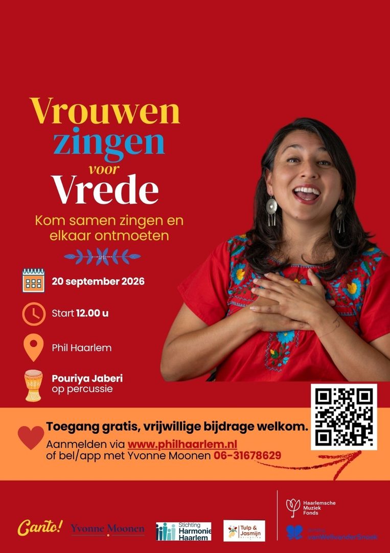 Vrouwen zingen voor Vrede, 20 september in de Phil